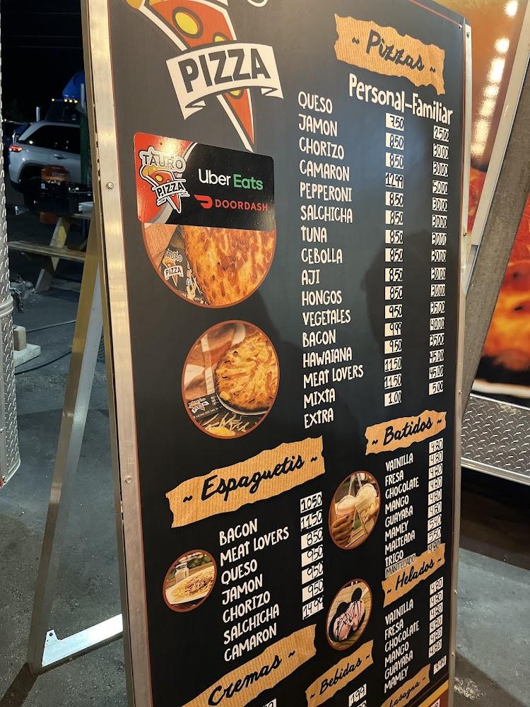 Tauro Pizza Menu image 4